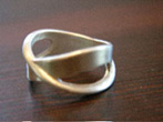 silver ring in in infinity 